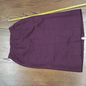 Vintage Lucia Petite Burgundy Pencil Skirt 8P